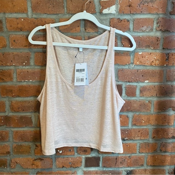 Lunya Linen Knit Tank Special Edition Color Dusty Rose NWT - Picture 3 of 11